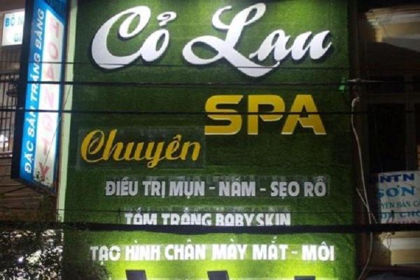 Bảng hiệu spa đẹp độc lạ tp hcm - Làm bảng hiệu Nguyễn Long - An Phát